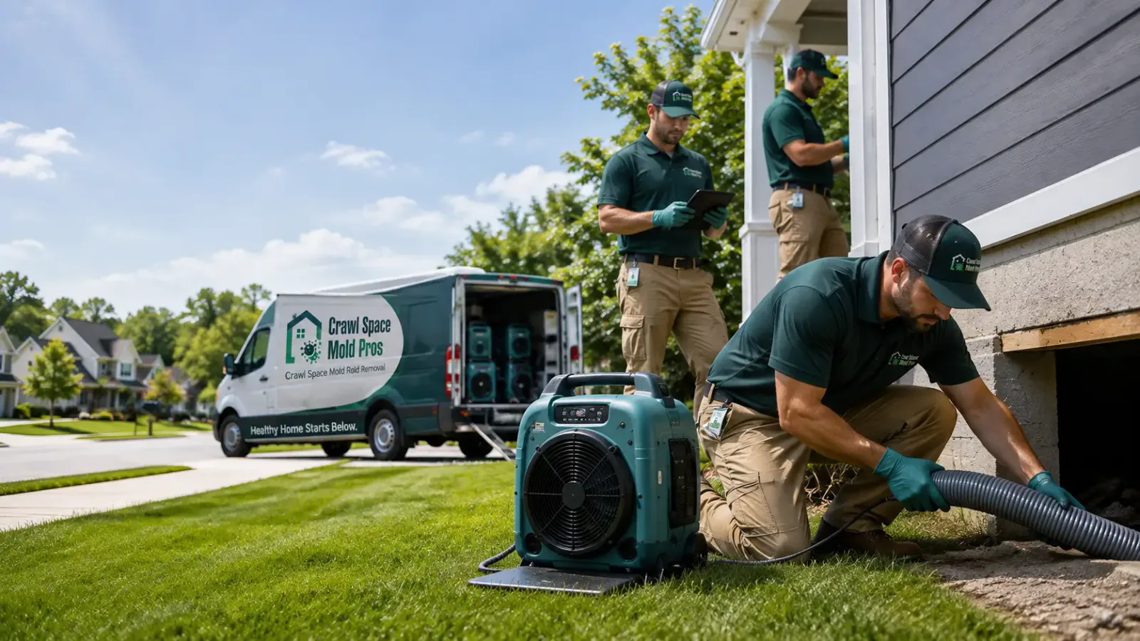 Crawl Space Mold Removal in Sultana, CA